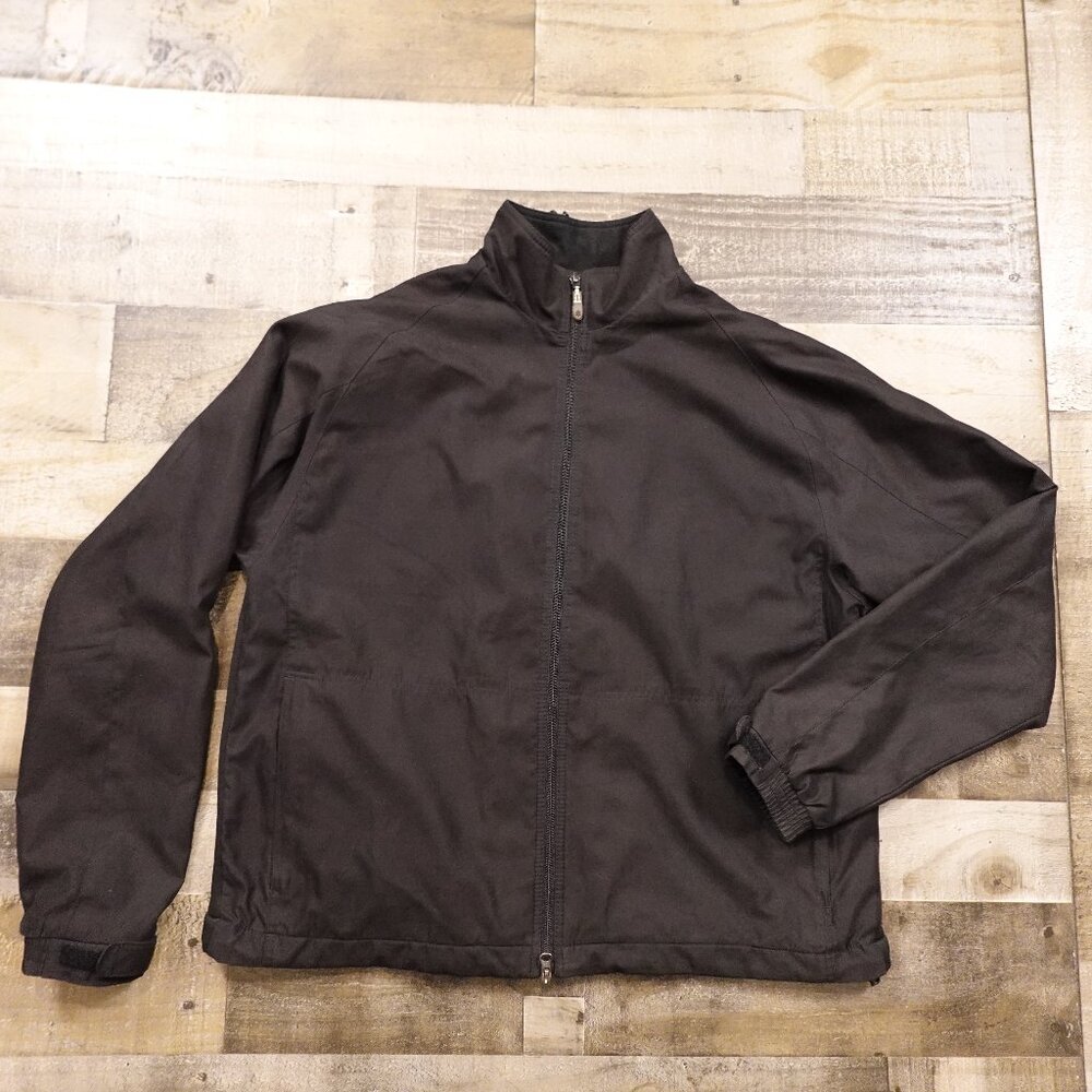 Turtleson Full-Zip Softshell Jacket Men’s Large Black Performance Outdoor‎